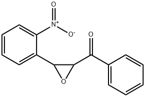 2-ベンゾイル-3-(2-ニトロフェニル)オキシラン 化学構造式