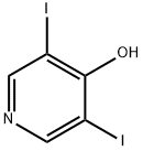 3,5-Diiodo-4-hydroxypyridine 化学構造式
