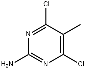 2-Amino-4,6-dichloro-5-methylpyrimidine Struktur