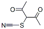 3-thiocyanatopentane-2,4-dione Structure