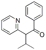 3-methyl-1-phenyl-2-pyridin-2-yl-butan-1-one 化学構造式