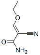 2-氰基-3-乙氧基丙烯酰胺,7154-55-4,结构式