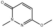 2-メチル-6-メトキシピリダジン-3(2H)-オン 化学構造式