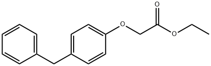 ethyl 2-(4-benzylphenoxy)acetate 结构式
