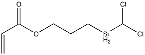 プロペン酸3-[ジクロロ(メチル)シリル]プロピル 化学構造式
