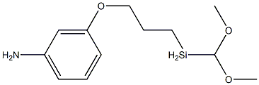 3-[3-[Methyldi(methoxy)silyl]propoxy]benzenamine Structure