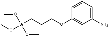 3-[3-(トリメトキシシリル)プロポキシ]ベンゼンアミン 化学構造式
