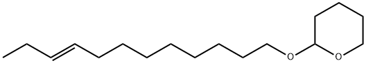 2-[(E)-9-ドデセニルオキシ]テトラヒドロ-2H-ピラン 化学構造式
