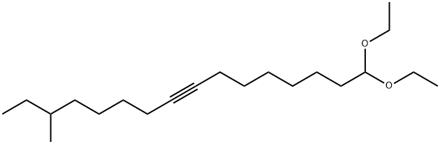 1,1-Diethoxy-14-methyl-8-hexadecyne Structure