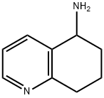 5,6,7,8-テトラヒドロ-5-キノリンアミン 化学構造式