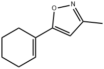 Isoxazole, 5-(1-cyclohexen-1-yl)-3-methyl- (7CI,8CI,9CI) 化学構造式
