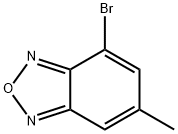 4-ブロモ-6-メチルベンゾフラザン 化学構造式