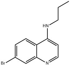 (7-BROMOQUINOLIN-4-YL)PROPYLAMINE Structure