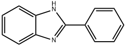 2-フェニルベンゾイミダゾール 化学構造式