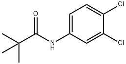 N-(3,4-ジクロロフェニル)-2,2-ジメチルプロピオンアミド 化学構造式