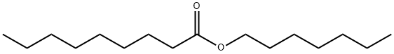 ペラルゴン酸ヘプチル 化学構造式