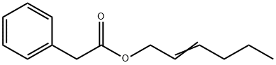 ベンゼン酢酸2-ヘキセニル 化学構造式