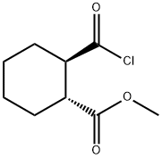 Cyclohexanecarboxylic acid, 2-(chlorocarbonyl)-, methyl ester, trans- (9CI)|