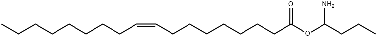 (Z)-9-オクタデセン酸1-アミノブチル 化学構造式
