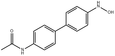 N-hydroxy-N'-acetylbenzidine Structure