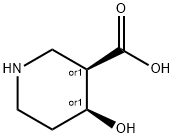 4-hydroxynipecotic acid 化学構造式