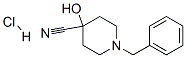 1-ベンジル-4-シアノ-4-ヒドロキシピペリジン 塩酸塩 化学構造式