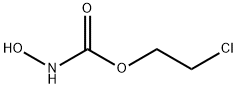 2-chloroethyl N-hydroxycarbamate 化学構造式