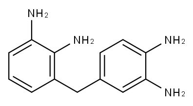 3-[(3,4-Diaminophenyl)methyl]-1,2-benzenediamine Structure