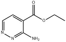 3-氨基哒嗪-4-甲酸乙酯 结构式