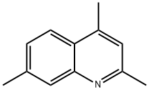 2，4，7－トリメチルキノリン 化学構造式