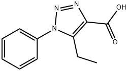 1H-1,2,3-Triazole-4-carboxylicacid,5-ethyl-1-phenyl-(9CI) Structure