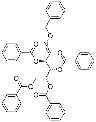 2-O,3-O,4-O,5-O-テトラベンゾイル-D-リボースO-ベンジルオキシム 化学構造式