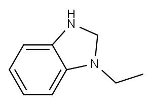 1-ethyl-2,3-dihydro-1H-benzimidazole Struktur