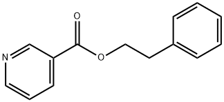 2-phenylethyl nicotinate Structure