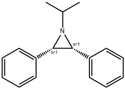 CIS-1-ISOPROPYL-2,3-DIPHENYLAZIRIDINE Struktur