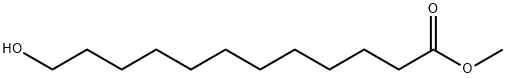 Dodecanoic acid, 12-hydroxy-, Methyl ester 化学構造式