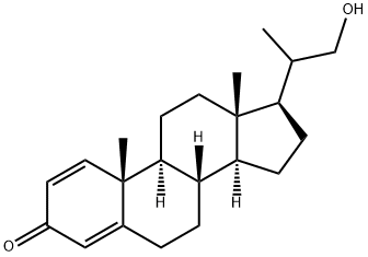 21-hydroxy-20-methylpregna-1,4-dien-3-one Structure