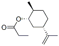 (1alpha,2beta,5alpha)-2-methyl-5-(1-methylvinyl)cyclohexyl propionate Structure