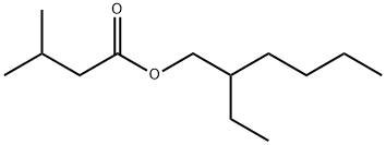 3-メチルブタン酸2-エチルヘキシル 化学構造式
