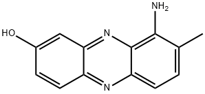 9-アミノ-8-メチルフェナジン-2-オール 化学構造式