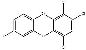 1,2,4,7-Tetrachlorodibenzo[1,4]dioxin Struktur