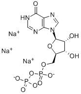 イノシン5'-二りん酸トリナトリウム 化学構造式