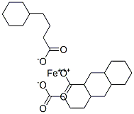 iron tris(4-cyclohexylbutyrate) Structure