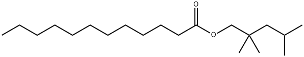 2,2,4-trimethylpentyl laurate Struktur