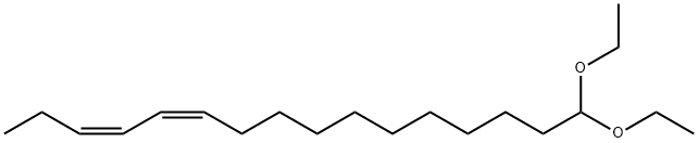 (3Z,5Z)-16,16-ジエトキシ-3,5-ヘキサデカジエン 化学構造式