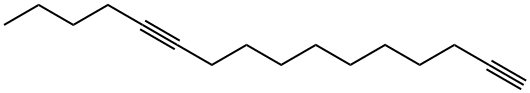 1,11-HEXADECADIYNE Structure