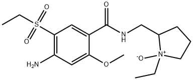 4-AMino-N-[(1-ethyl-2-pyrrolidinyl)Methyl]-5-(ethylsulfonyl)- 2-MethoxybenzaMide N-Oxide Struktur