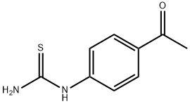 1-(4-アセチルフェニル)-2-チオ尿素 化学構造式