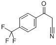 3-OXO-3-[4-(TRIFLUOROMETHYL)PHENYL]PROPANENITRILE Structure