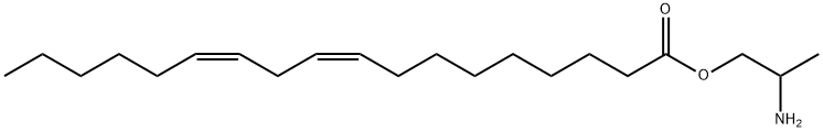 (9Z,12Z)-9,12-オクタデカジエン酸2-アミノプロピル 化学構造式
